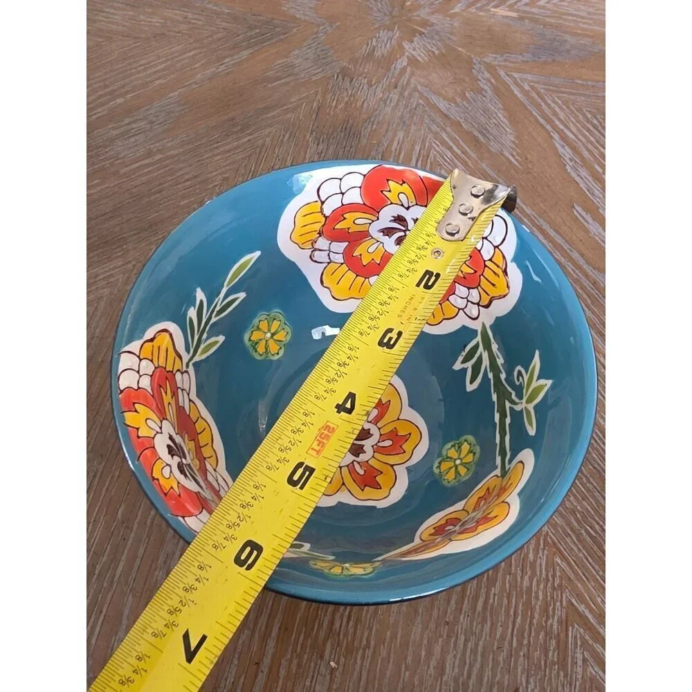 Royal Dining Jumbo‎ Gold Hand painted Hand-Painted Ceramic Bowl Gold-Toned